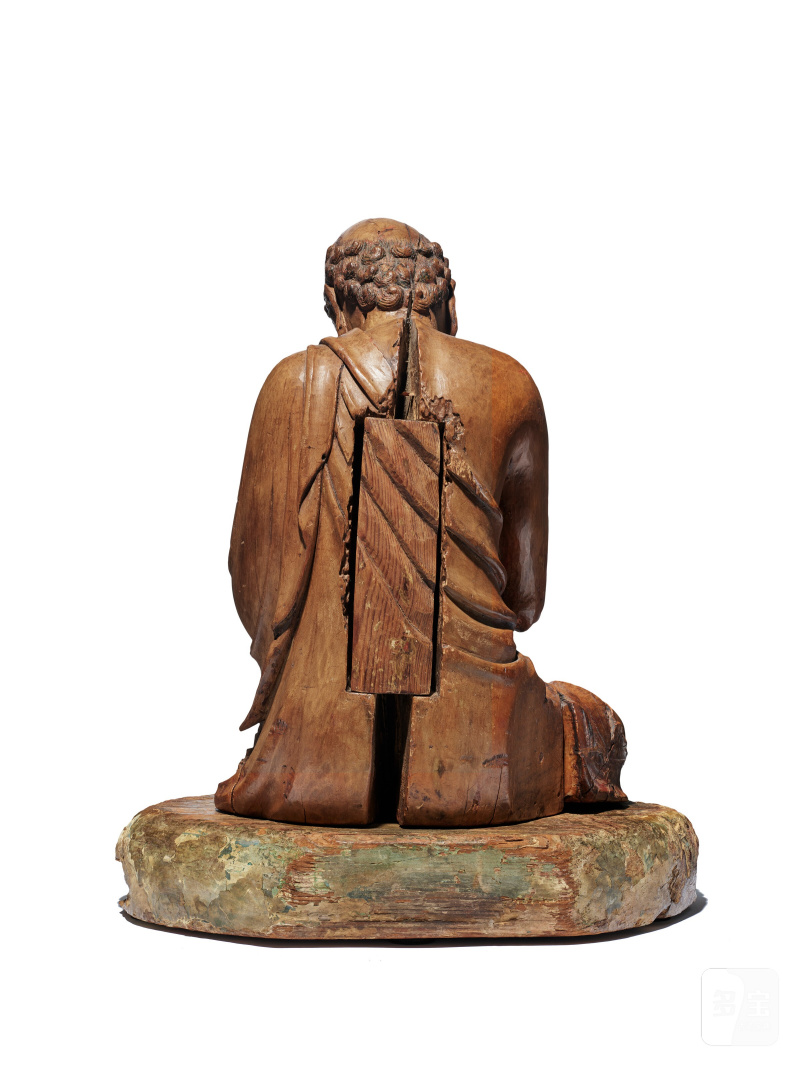 RARE ET IMPORTANTE STATUE DE SHAKYAMUNI ASCÈTE EN BUIS  CHINE, DYNASTIE YUAN (1279-1368) - 图4